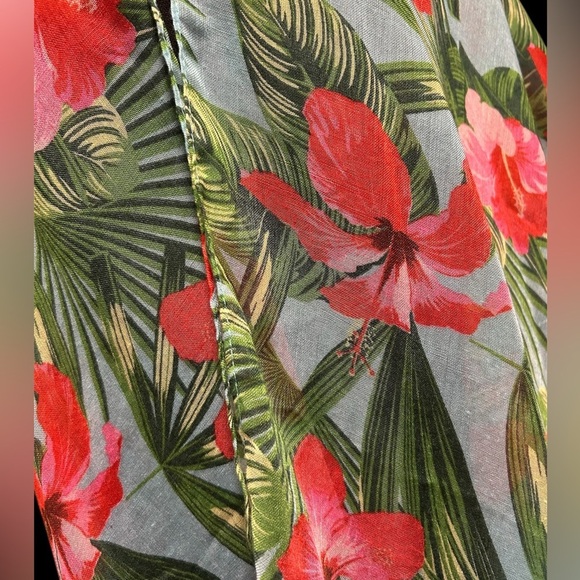 Tropical Floral Kimono, One Size - Picture 4 of 4